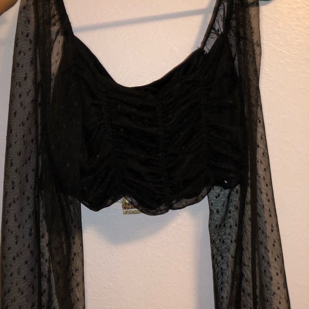 Mesh crop top